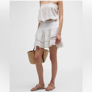 RAMY BROOK***Umbra White Mini-Skirt***Small***$295